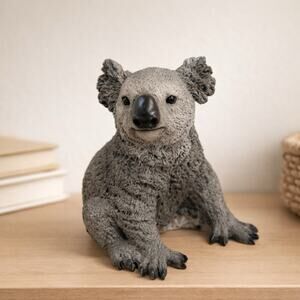 Vintage Castagna Italy Koala Figurine Resin Animal Sculpture Made in Italy 1988